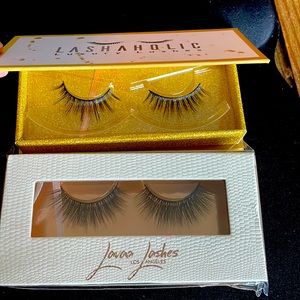 Lashaholic luxury lashes and lava lashes premium faux mink eyelash bundle